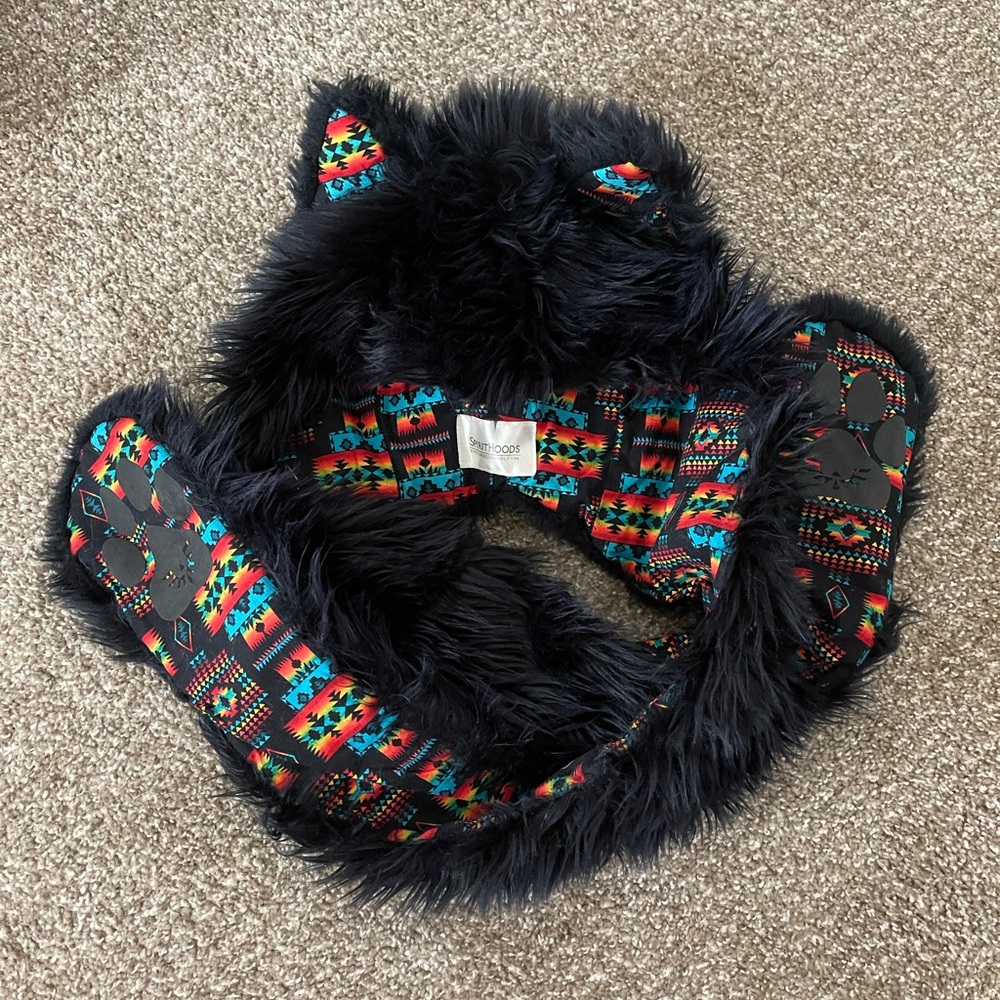 Authentic Black Wolfe Spirithood